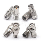 BNC to F TV female male straight connector F to BNC quick plug adapter coaxial connector