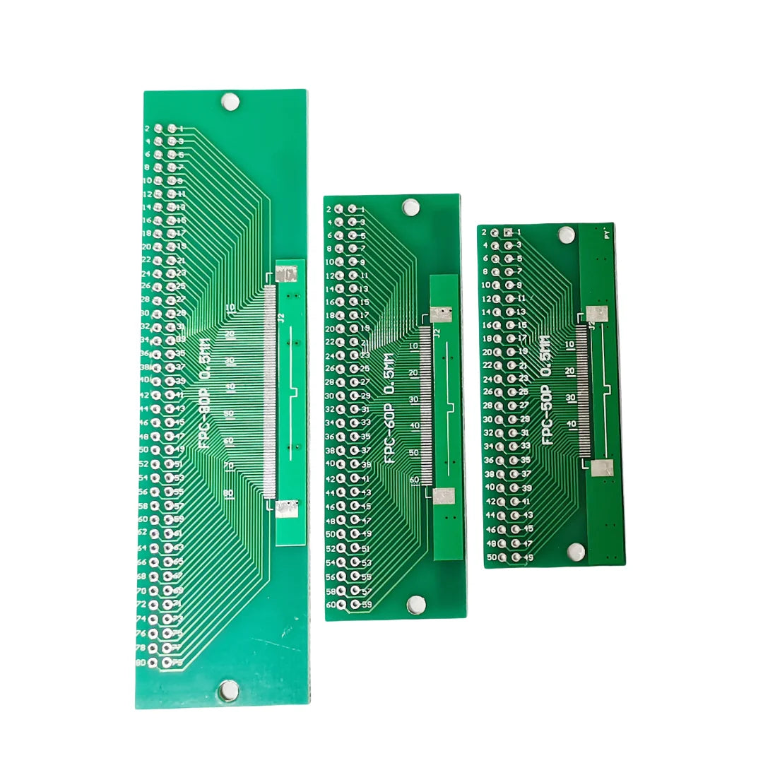 10PCS FFC/FPC Adapter Plate 0.5 to 2.54MM 4P/6P/8P/10P/12P/14P/15P/16P/20P/24P/26P/30P/32P/34P/36P/40P/45P/50P/52P/60P/80P/96P