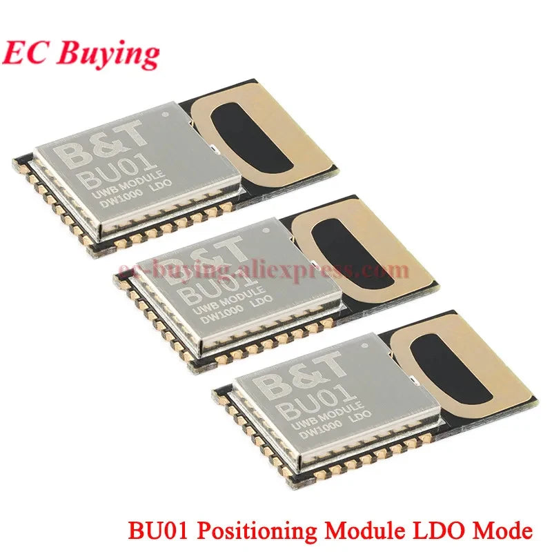 5Pcs/1pc UWB Indoor Positioning Module BU01 Position DW1000 Ultra-wideband Short-range High-Precision 3.3V LDO Mode HT1818Z3G5L