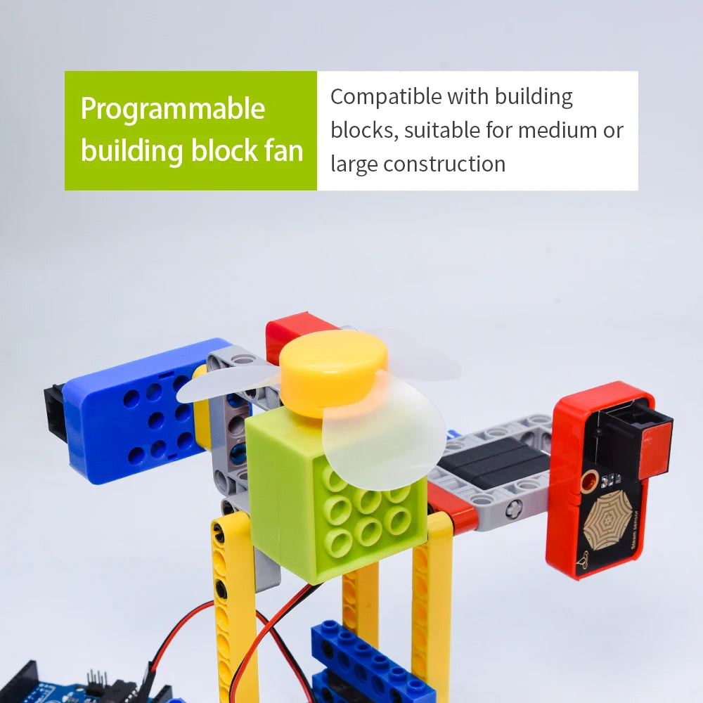 Programmable  2KG 360 Degree Servo&Motor Compatible With LEGO Building Blocks Projects Suitable Dual Output Shaft DIY Parts