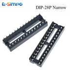 10PC 2.54mm IC Socket DIP6 DIP8 DIP14 DIP16 DIP18 DIP20 DIP28 DIP40 Pin Connector 8 14 16 18 20 24 28 40Pin DIP Socket Chip Base