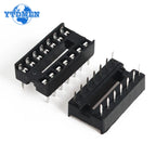 10PCS IC Seat DIP IC Socket Adaptor Solder DIY Sockets 6pin 8pin 14pin 16pin 18pin 20pin 24pin 28pin