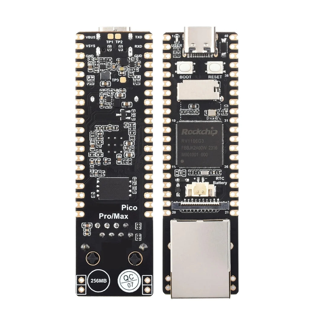 RV1106 Mini Linux Development Board with Integrated ARM Cortex-A7/RISC-V MCU/NPU/ISP Processors