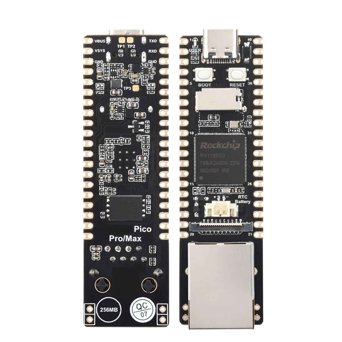 RV1106 Mini Linux Development Board with Integrated ARM Cortex-A7/RISC-V MCU/NPU/ISP Processors