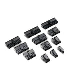 10Set Molex 3.0mm Plug-in Male Female Housing Terminals Connector 2*1/2/3/4/5/6/7/8/9/10/11/12P MX3.0mm Double Row Connector
