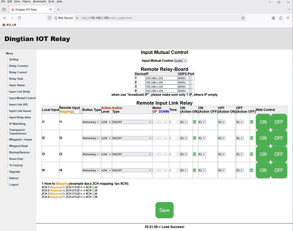 Ethernet Relay Board PoE IP Watchdog Wiegand Input MQTT HTTP Home Assistant Toggle Motor  Double Click