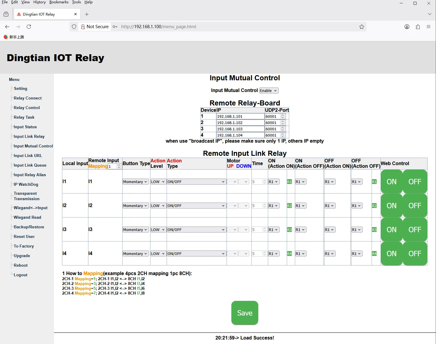 Ethernet Relay Board PoE IP Watchdog Wiegand Input MQTT HTTP Home Assistant Toggle Motor  Double Click