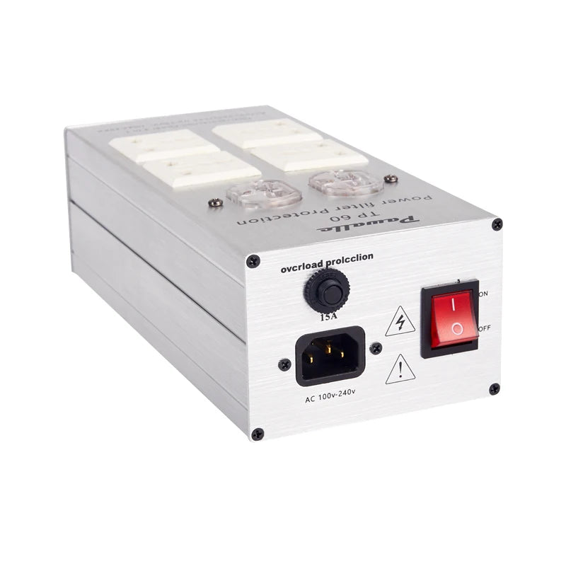 New Power Filter Lightning Protection Socket Anti-jamming Purifier 80V-240V General 3000W 15A 2 Level Surge Protection