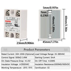 SSR-10VA SSR-25VA SSR-40VA SSR Solid State Relay Voltage Regulator AC24-380V Output Potentiometer for PID Temperature Controller