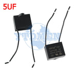1/2/5PCS CBB61 Motor Run Capacitor 450V AC Fan Capacitors 0.8/1/1.2/1.5/1.8/2/2.5/4/5/6/8/10UF for Ceiling Fan & Air Conditioner