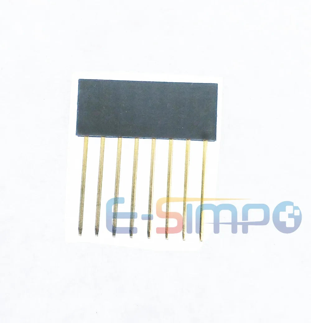 10pcs PC104 2.54mm 1x4P 6P 8P 10P 40P Industrial Female Socket Single Row Rohs PH8.5mm Long Pin Female Header