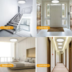 Led Ceiling Lamp With Motion Sensor 110-220V Human Infrared Smart Room Lamp 20W 40W Ceil Lamps For Entrance Balcony Corridor