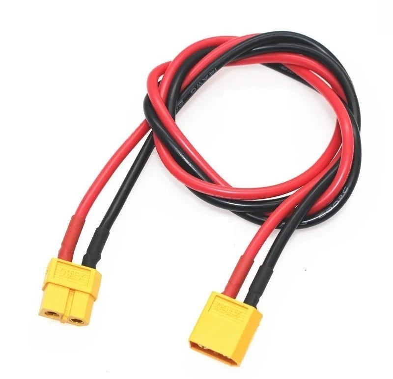 Male To Female XT90 Deans T XT60 Plug XT60/T Adapter 14AWG 20CM Extension Cable Leads Adapte For RC Lipo Battery 1PCS