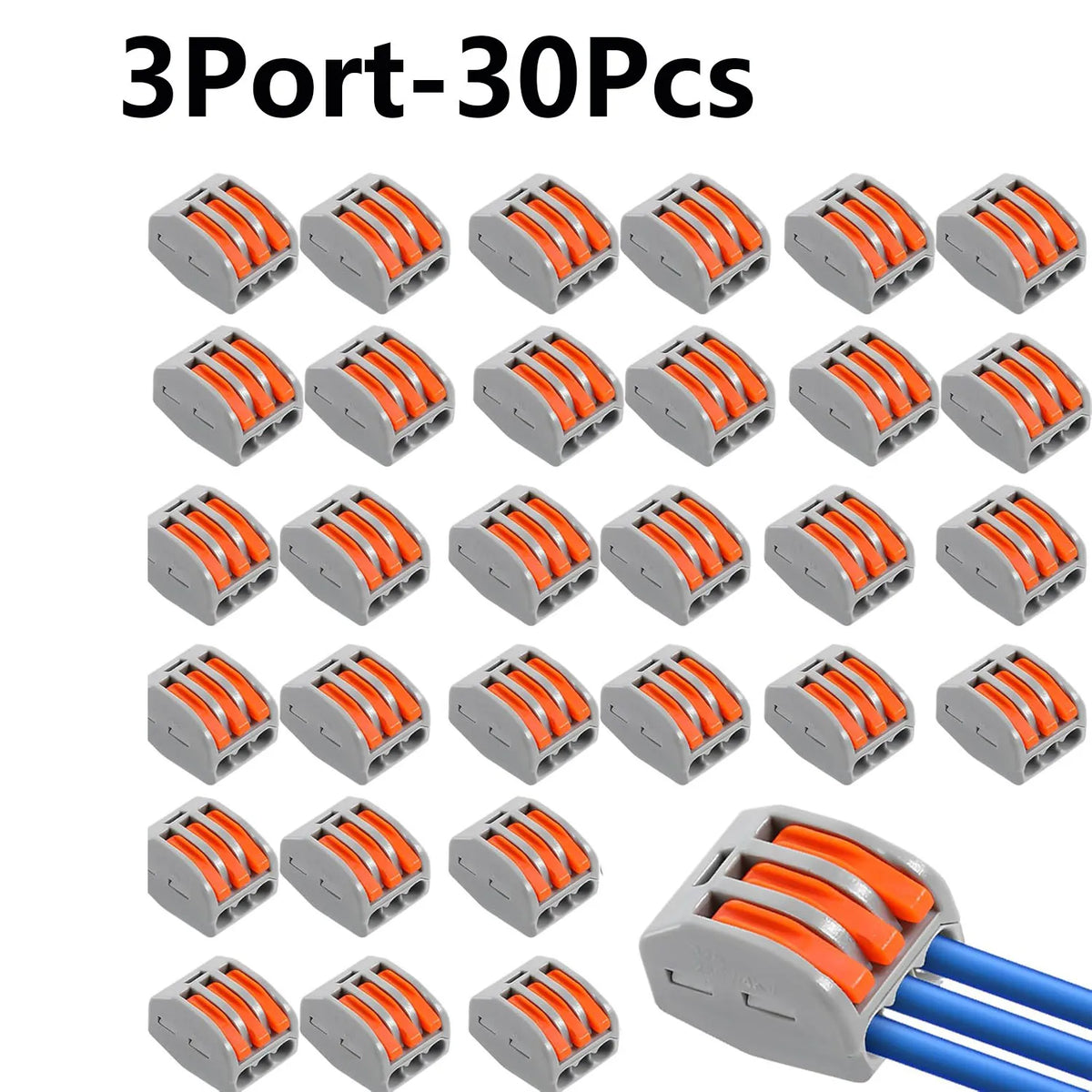 10pcs Quick Terminal Connector 212/213/214/215 Hard And Soft Wire Parallel Connector Connector Press The Wire Terminal PCT