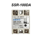 Industrial Solid State Relay SSR DA with Protective Flag SSR-40DA DC control AC Heat sink SSR-10DA SSR-15DA SSR-25DA