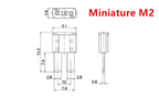100-10 Pcs,miniature M2 Small Medium Car Fuses Automotive Blade Type Fuse 1a 2a 3a 5a 7.5a 10a 15a 20a 25a 30a 35a 40a 50a