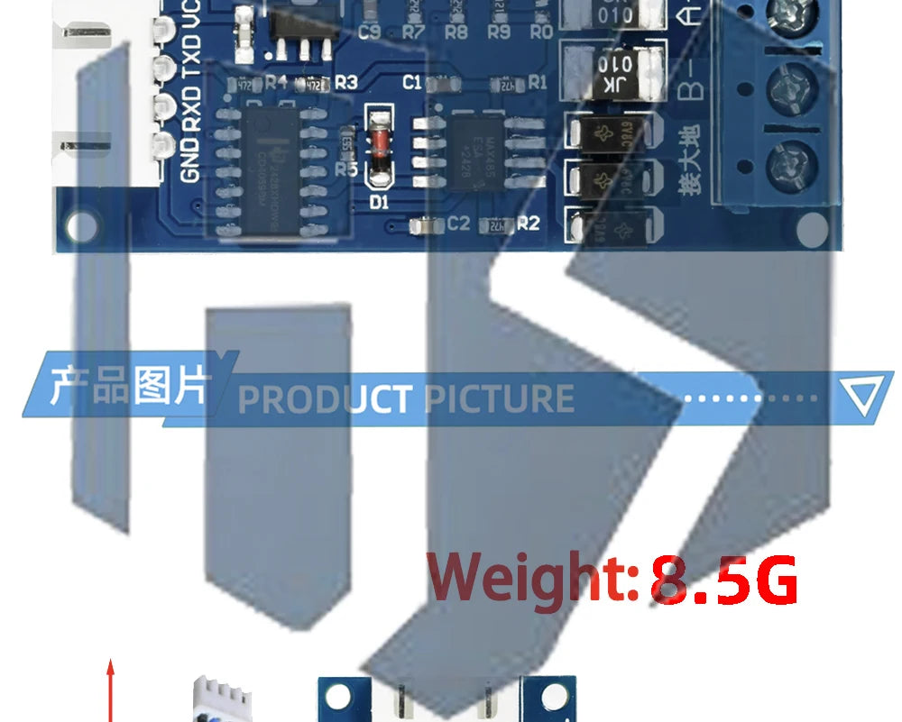 1~10PCS TTL to RS485 Converter 3.3V/5.0V Hardware Automatic Control Converter Module For Arduino for Arduino AVR EGBO