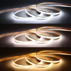 CCT 2700K-6500K Changeable Lamp Tuya Smart Home COB LED Strip Alexa Light Linear LED Tape With Dimmable WiFi LED Dimmer Switch