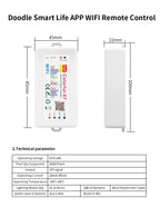 WS2812B WS2815 RGBIC LED Strip Controller Colorful-X7 Bluetooth/WIFI/Zigbee Smart Music Rhythm Sync Pixels Lighting DC5-24V