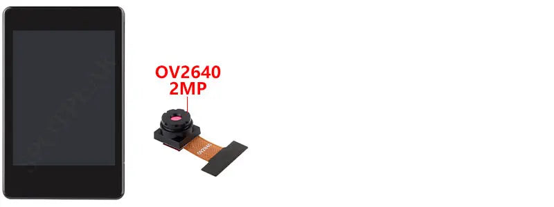 Waveshare ESP32-S3 2inch Capacitive Touch Display IPS 240×320 Camera Touch Option Supports WiFi Bluetooth Development Board