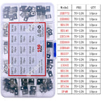 TO92 TO126 TO220 DIP Triode PNP NPN Field-Effect Transistor Assorted Kit Mosfet Thyristor mixed set