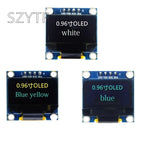 0.96 inch IIC Serial Yellow Blue White OLED Display Module 128X64 I2C SSD1306 12864 LCD GND VCC SCL SDA 0.96" for Arduino