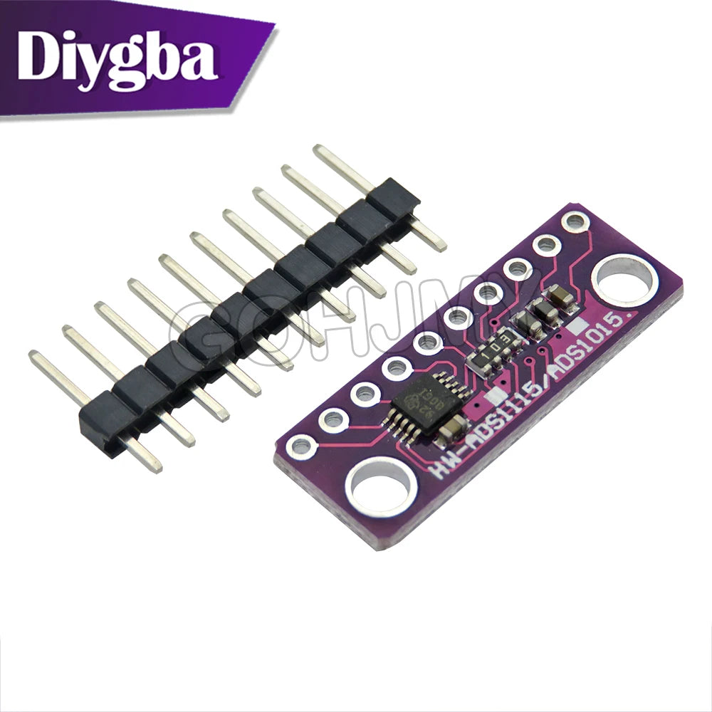 ADS1115 16Bit ADC 4 Channel Analog to Digital AD Conversion Module Adjustable Amplification DIYGBA