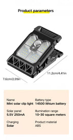 New Upgraded Intelligent Sensing Solar Clip Lamp Outdoor Courtyard Lamp Garden Lighting Solar Wall Lamp