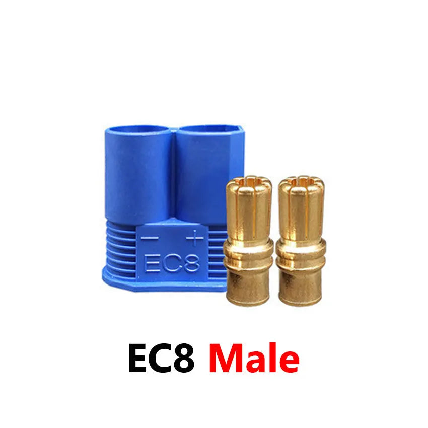 Cltgxdd 2/5/10pcs EC2 EC3 EC5 EC8 Banana Plug Battery Motor Male And Female Socket Aviation Model High Current Plug Connector