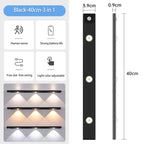 LED Cabinet Light USB Rechargeable Motion Sensor Dimmable LED Night Lamp For Kitchen Wardrobe Closet Home Lighting 20/30/40/50CM