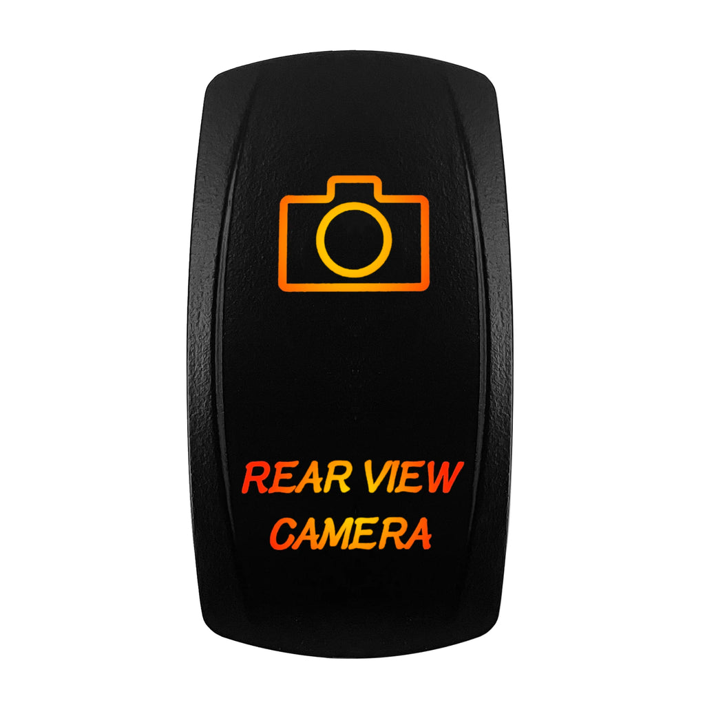 12V-24V Orange Led Rocker Switch Waterproof 20A Amber Light SPST DPDT Toggle Key for Car Boat ATV Camper Motorhome Auto Machine