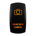 12V-24V Orange Led Rocker Switch Waterproof 20A Amber Light SPST DPDT Toggle Key for Car Boat ATV Camper Motorhome Auto Machine