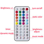 RGB Led Strip Lights for Room 5m 10m 20m 30m Music Sync Led Lights with Remote and APP Control for Room Bedroom Party Docor TV Backlight