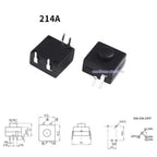 72PCS/Box Tactile Push Button Switch 1212 1813, Clicky On/Off Switch for LED Flashlight Headlamp Torch Lantern DIY Parts