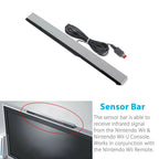 Plug & Play Wired Sensor Bar For Nintendo Wii & Wii U Controller Wired IR Infrared Ray Inductor Sensor Bar For Nintendo Game