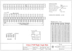 10CS Pitch 2.0mm 1x40 2x40 Pin Single Double Row Right Angle Straight SMT SMD Round Male Header Connector