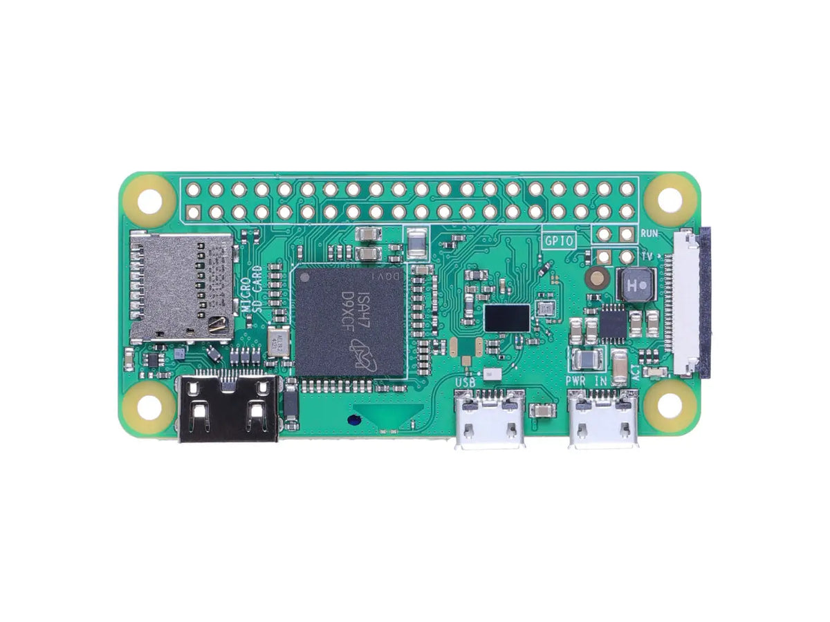 Raspberry Pi Zero W or WH, Compact Single Board Computer, Wi-Fi, Bluetooth, 40 GPIO Pins, 1GHz 512MB RAM, for IoT and Automation