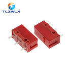 Kailh Red Micro Switch 60M Life Gaming Mouse Micro Switch 3 Pin Red Dot Used On Computer Mice Left Right Button GM4.0