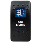 12V Marine Grade Rocker Switch SPST/ON OFF, DPDT/(ON) OFF (ON) Blue Led Light Bar for Carling ARB NARVA Replace Waterproof IP66