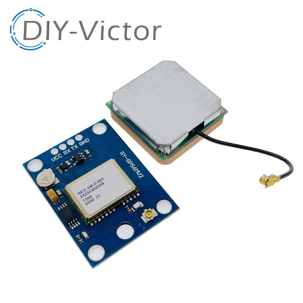 NEO-6M GPS Module GY-GPS6MV2 NEO6MV2 Buit-in EEPROM APM2.5 Antenna 3V-5V RS232 TTL Board for Arduino with Flight Control
