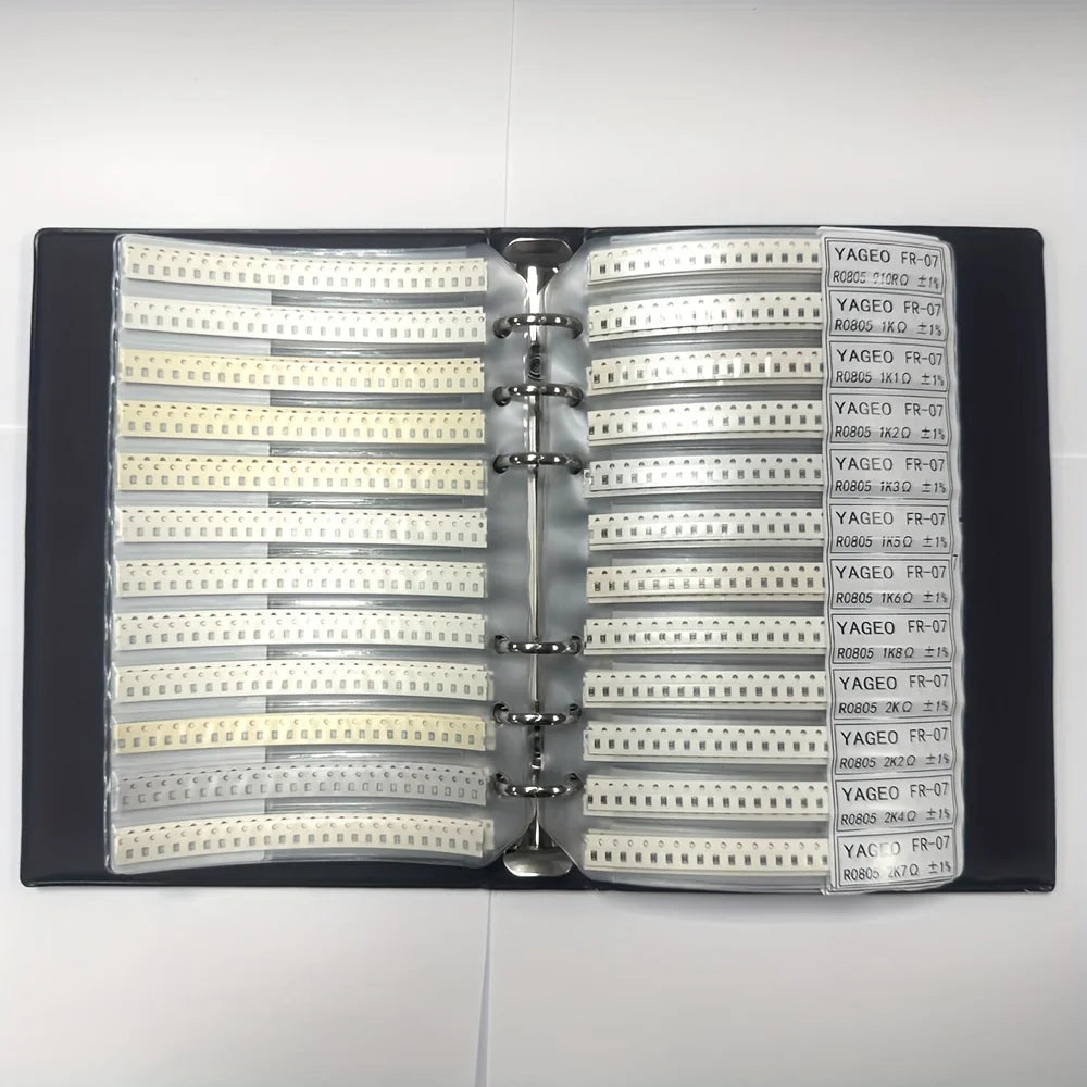 4250/8500 PCS/LOT  RC0603 FR-07 0603 1% SMD Resistor Sample Book 0R~10M Tolerance 170 Values 25pcs 4250 pcs Resistors Kit