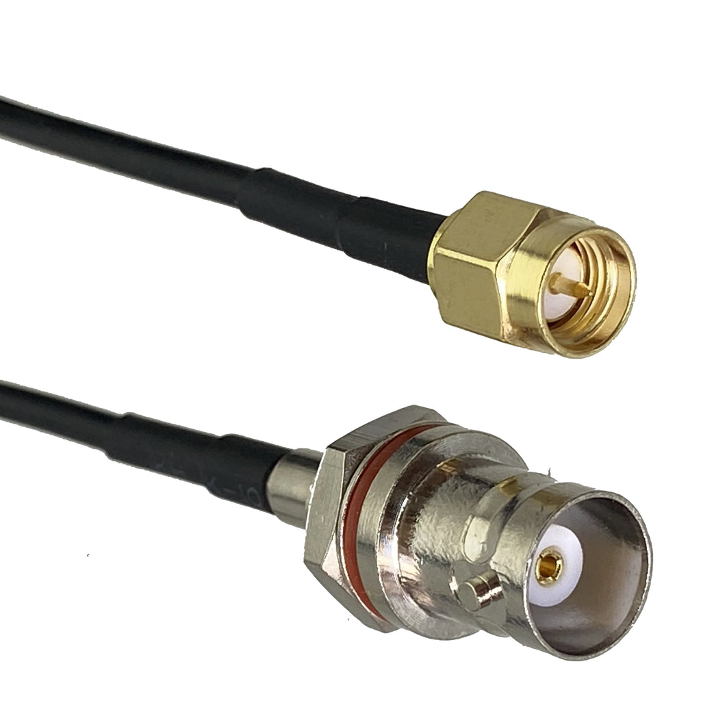 RG174 BNC to BNC SMA Male plug & Female jack Straight & Right Angle RF Jumper pigtail Cable 4inch~10FT
