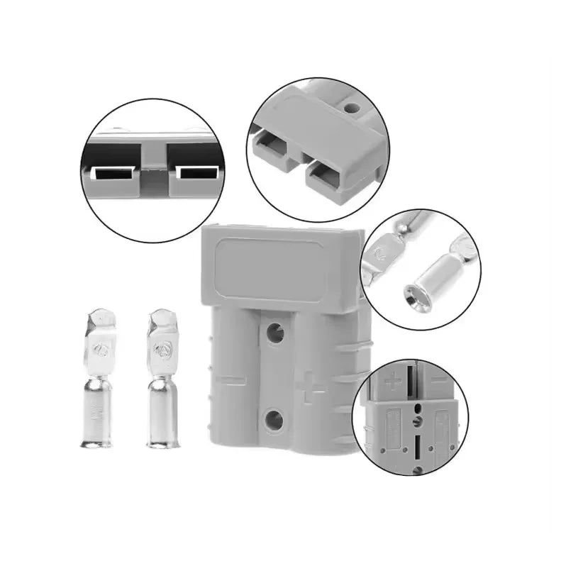 50A 120A 175A 350A High Current Plugs Double Pole Quick Charging Connectors Use for Forklift Car RV Battery UPS Solar Inverter