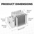 Creality Ender 3 V3 SE Hotend Kit, and Extruder Hotend Heater Block /Heatsink/Thermistor/Heating Rod Tube for Ender3 V3 SE