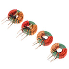 5 Pcs Toroidal Common Mode Inductor 2mH - 14x9x5mm Ferrite Core, 0.7mm Single-Layer Winding,High Current 5A Choke