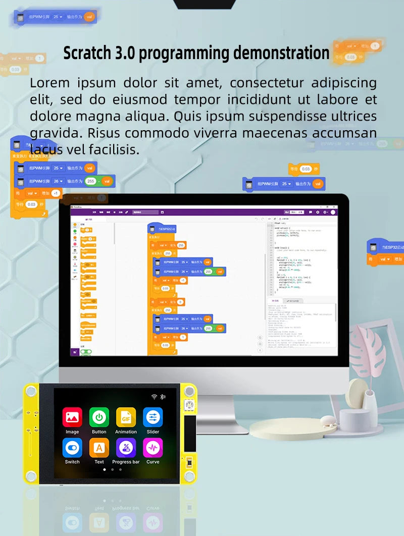 Guition ESP32 4M FLASH 2.8-inch  240*320  LCD display module  with WIFI and Bluetooth  Capacitive or Resistive touch