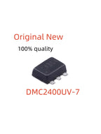 100% New DMC2400UV-7 SOT-563 Dual N+P Channel MOSFET 20V 1.03A/700mA Low Rds(on) Switching Transistor