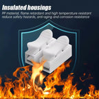 Wire Connector CH-1 CH-2 Press Terminal Block Power Cord Clamp Flame-retardant Terminal Block Quick Electric Cable Connectors