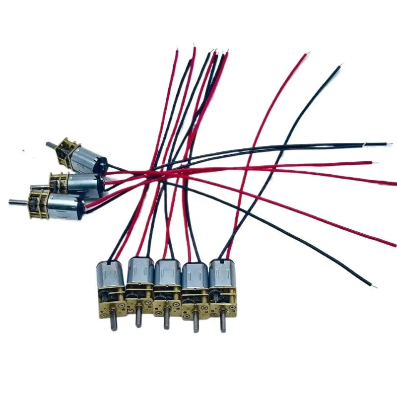 New Precision GA12-N20 Reduction Motor with Wire 3V 50rpm 6V  100rpm 12V  200rpm Micro DC Gear Reduction Motor