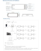 24V CCT COB LED Strip Light 3500K-6500K RA90 608LED/m LED Bar 2.4G RF Touch Remote Smart Life Alexa Google Tuya Wifi Controller
